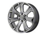 PR166 Hyper Silver 6-Lug Wheel; 22x9; 24mm Offset (07-13 Sierra 1500)