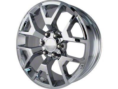 PR169 Chrome 6-Lug Wheel; 22x9; 28mm Offset (07-13 Sierra 1500)