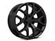 PR169 Matte Black 6-Lug Wheel; 22x9; 28mm Offset (07-13 Sierra 1500)