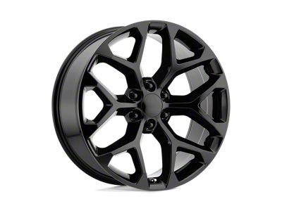 Performance Replicas PR176 Gloss Black 6-Lug Wheel; 28x10; 31mm Offset (07-13 Sierra 1500)