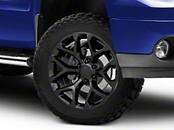 PR176 Gloss Black 6-Lug Wheel; 20x9; 24mm Offset (07-13 Sierra 1500)