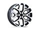 Performance Replicas PR177 Gloss Black Machined Face 6-Lug Wheel; 24x10; 24mm Offset (07-13 Sierra 1500)