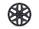 Performance Replicas PR177 Gloss Black Milled 6-Lug Wheel; 26x10; 24mm Offset (07-13 Sierra 1500)