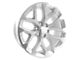 PR177 Silver Machined 6-Lug Wheel; 26x10; 24mm Offset (07-13 Sierra 1500)