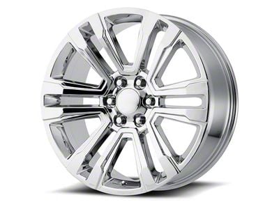 PR182 Chrome 6-Lug Wheel; 22x9; 24mm Offset (07-13 Sierra 1500)