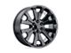 Performance Replicas PR190 Gloss Black 6-Lug Wheel; 24x10; 30mm Offset (07-13 Sierra 1500)