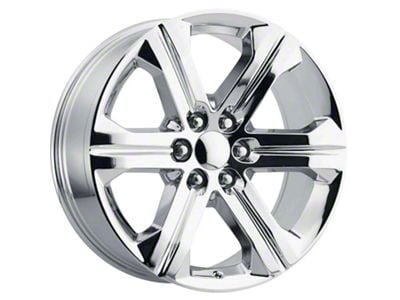 PR191 Chrome 6-Lug Wheel; 22x9; 24mm Offset (07-13 Sierra 1500)