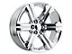 PR191 Chrome 6-Lug Wheel; 22x9; 24mm Offset (07-13 Sierra 1500)