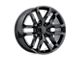 Performance Replicas PR196 Satin Black 6-Lug Wheel; 20x9; 24mm Offset (07-13 Sierra 1500)