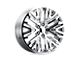 Performance Replicas PR197 Chrome 6-Lug Wheel; 20x9; 24mm Offset (07-13 Sierra 1500)