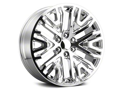 PR197 Chrome 6-Lug Wheel; 22x9; 28mm Offset (07-13 Sierra 1500)