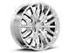 PR198 Chrome 6-Lug Wheel; 26x10; 31mm Offset (07-13 Sierra 1500)