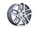 Performance Replicas PR203 Gunmetal Machined 6-Lug Wheel; 20x9; 28mm Offset (07-13 Sierra 1500)