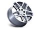 Performance Replicas PR203 Gunmetal Machined 6-Lug Wheel; 20x9; 28mm Offset (07-13 Sierra 1500)