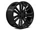 PR205 Gloss Black 6-Lug Wheel; 22x9; 24mm Offset (07-13 Sierra 1500)