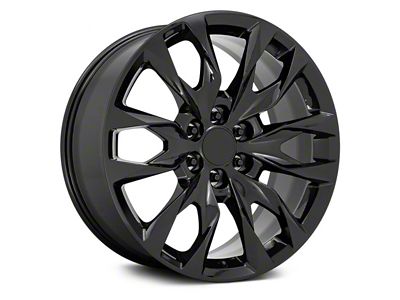 PR210 Gloss Black 6-Lug Wheel; 26x10; 30mm Offset (07-13 Sierra 1500)