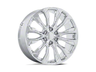 PR211 Chrome 6-Lug Wheel; 24x10; 31mm Offset (07-13 Sierra 1500)