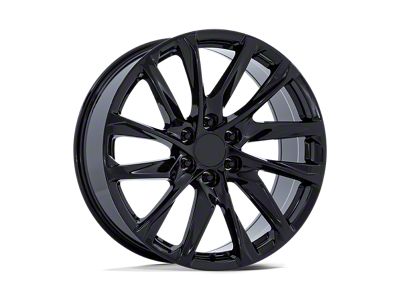 Performance Replicas PR213 Gloss Black 6-Lug Wheel; 26x10; 31mm Offset (07-13 Sierra 1500)