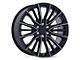 PR223 Gloss Black Milled 6-Lug Wheel; 26x10; 28mm Offset (07-13 Sierra 1500)