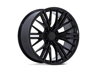 Performance Replicas PR227 Gloss Black 6-Lug Wheel; 22x9.5; 18mm Offset (07-13 Sierra 1500)