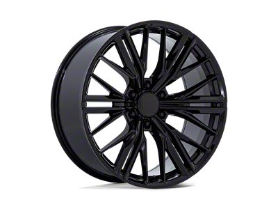 Performance Replicas PR227 Gloss Black 6-Lug Wheel; 26x10; 31mm Offset (07-13 Sierra 1500)