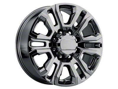 PR207 Black Chrome 8-Lug Wheel; 20x8.5; 47mm Offset (11-14 Sierra 2500 HD)