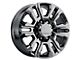 PR207 Black Chrome 8-Lug Wheel; 20x8.5; 47mm Offset (11-14 Sierra 2500 HD)