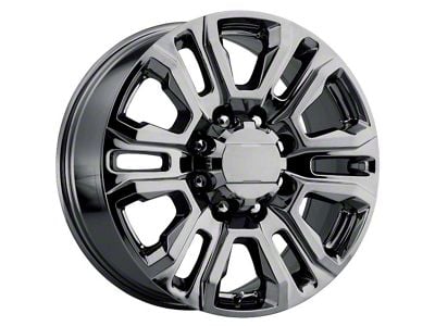 PR207 Black Chrome 8-Lug Wheel; 20x8.5; 47mm Offset (11-14 Sierra 3500 HD SRW)