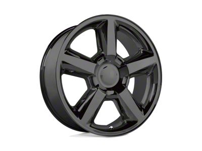 PR131 Gloss Black 6-Lug Wheel; 20x8.5; 31mm Offset (07-13 Silverado 1500)