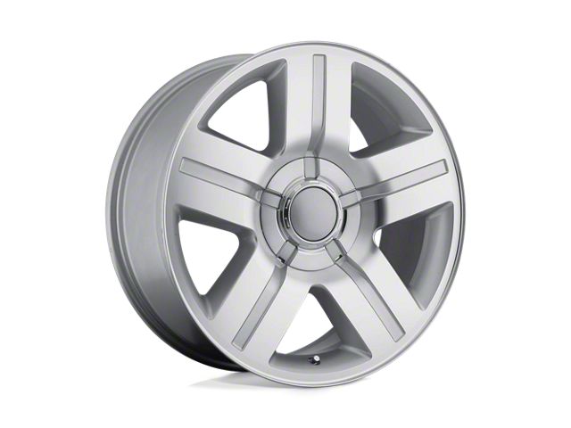 Performance Replicas PR147 Silver Machined 6-Lug Wheel; 26x10; 31mm Offset (07-13 Silverado 1500)