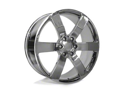 PR165 Chrome 6-Lug Wheel; 24x10; 31mm Offset (07-13 Silverado 1500)