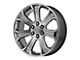 PR166 Hyper Silver 6-Lug Wheel; 22x9; 24mm Offset (07-13 Silverado 1500)