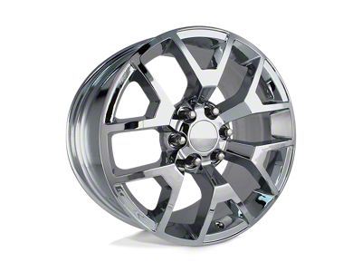 PR169 Chrome 6-Lug Wheel; 24x10; 31mm Offset (07-13 Silverado 1500)