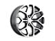 PR176 Gunmetal Machined 6-Lug Wheel; 26x10; 24mm Offset (07-13 Silverado 1500)