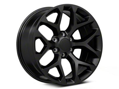 PR176 Matte Black 6-Lug Wheel; 24x10; 24mm Offset (07-13 Silverado 1500)