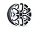 PR177 Gloss Black Machined Face 6-Lug Wheel; 26x10; 24mm Offset (07-13 Silverado 1500)