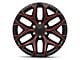 Performance Replicas PR177 Gloss Black Red Milled 6-Lug Wheel; 20x9; 24mm Offset (07-13 Silverado 1500)