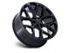 PR177 Gloss Black 6-Lug Wheel; 26x10; 24mm Offset (07-13 Silverado 1500)