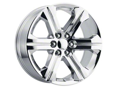 PR191 Chrome 6-Lug Wheel; 22x9; 24mm Offset (07-13 Silverado 1500)