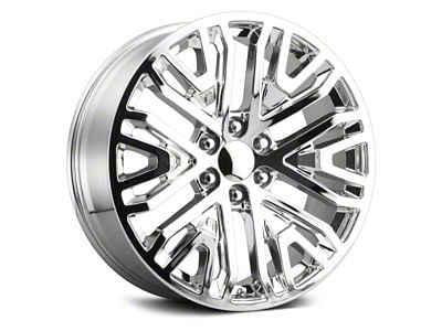 PR197 Chrome 6-Lug Wheel; 22x9; 28mm Offset (07-13 Silverado 1500)