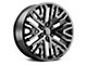 PR197 Gloss Black 6-Lug Wheel; 22x9; 28mm Offset (07-13 Silverado 1500)