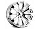 PR204 Chrome 6-Lug Wheel; 22x9; 28mm Offset (07-13 Silverado 1500)