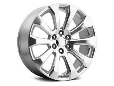 PR204 Polished 6-Lug Wheel; 22x9; 28mm Offset (07-13 Silverado 1500)