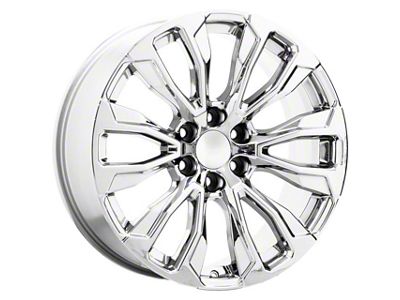 PR211 Chrome 6-Lug Wheel; 22x9; 28mm Offset (07-13 Silverado 1500)