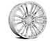 PR223 Chrome 6-Lug Wheel; 26x10; 28mm Offset (07-13 Silverado 1500)