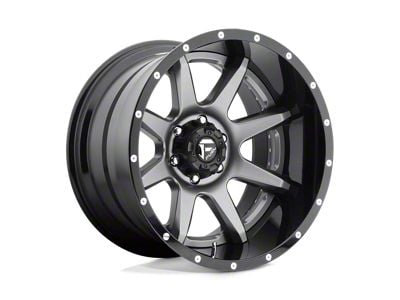 PR225 Gloss Black with Chrome Accents 6-Lug Wheel; 24x10; 31mm Offset (07-13 Silverado 1500)