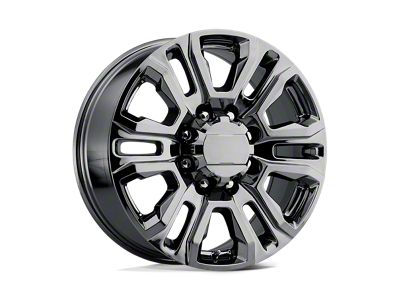 Performance Replicas PR207 Black Chrome 8-Lug Wheel; 20x8.5; 15mm Offset (07-10 Silverado 3500 HD SRW)