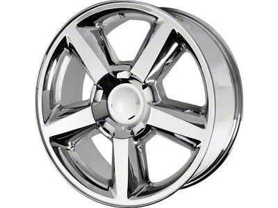 PR131 Chrome 6-Lug Wheel; 20x8.5; 31mm Offset (07-14 Tahoe)