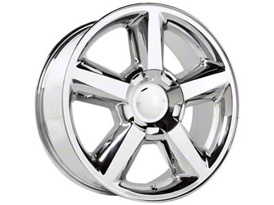 PR131 Chrome 6-Lug Wheel; 22x10; 31mm Offset (07-14 Tahoe)