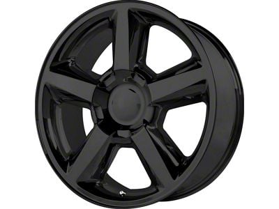 PR131 Matte Black 6-Lug Wheel; 22x10; 31mm Offset (07-14 Tahoe)